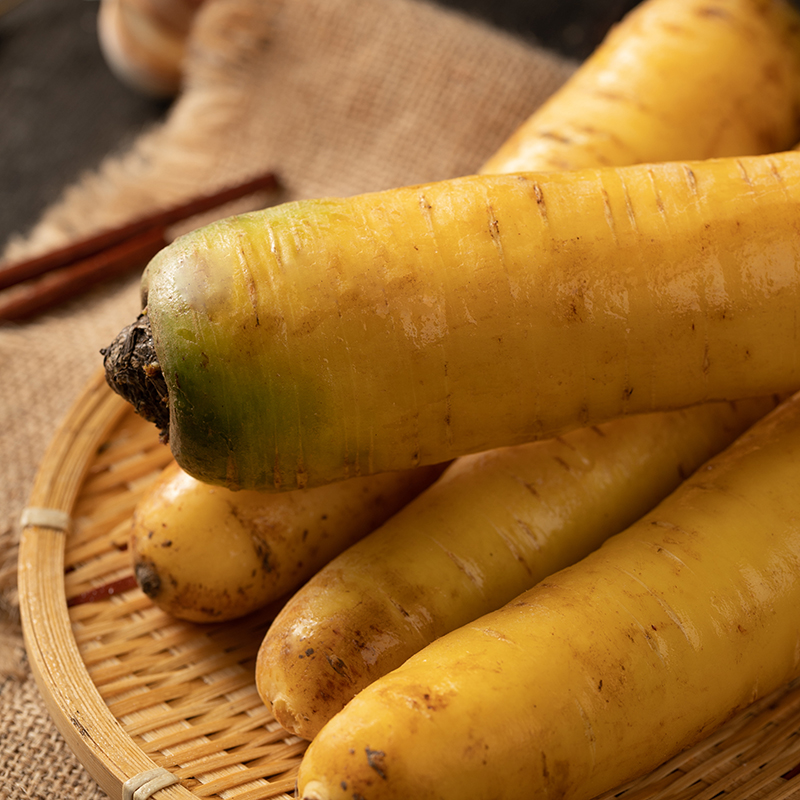 新疆黄萝卜产地直发黄胡萝卜手抓饭萝卜新鲜蔬菜5斤辅食参数