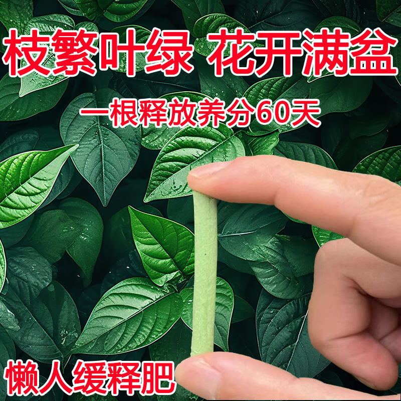 [补贴10%]植物缓释肥营养棒养花通用型花肥家用盆栽复合肥料发财树花卉绿植高清大图