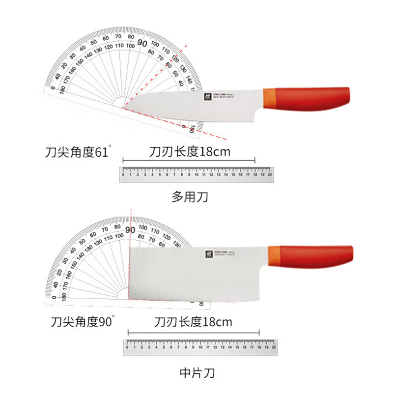双立人 54350-002-722 中片刀+多用刀 (个)高清大图