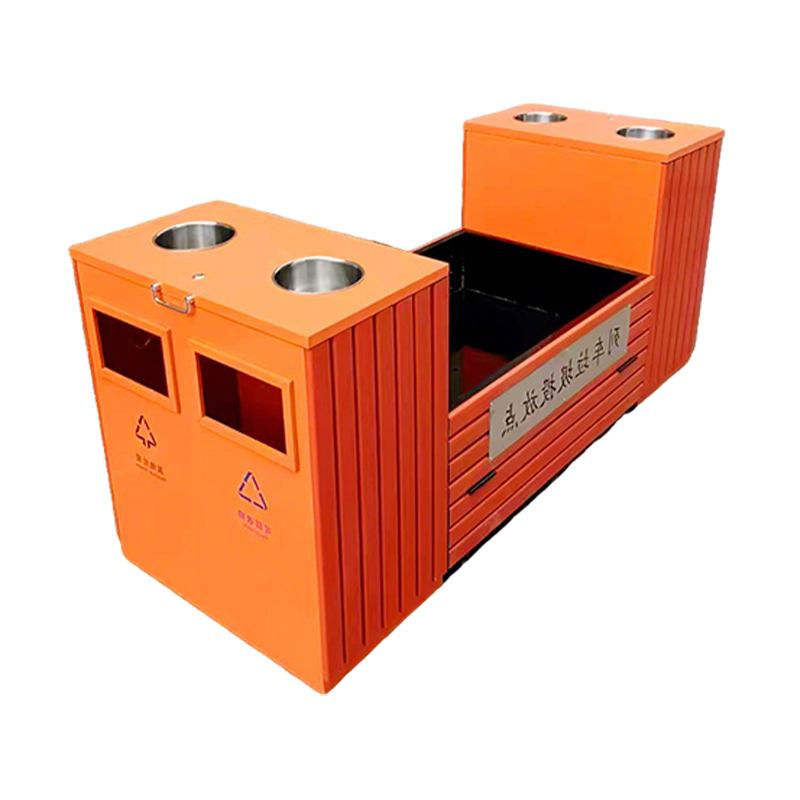 卫未来 站台垃圾桶 木条200*70cm 个高清大图