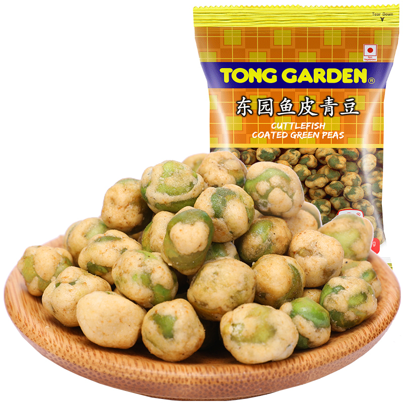 东园(Tong Garden) 鱼皮青豆 50克 泰国原装进口零食