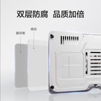 格力(GREE)燃气灶 JZT-QSX61B 液化气/天然气 台嵌两用猛火双眼灶/大火力灶具/可调节底座天然气(12T)