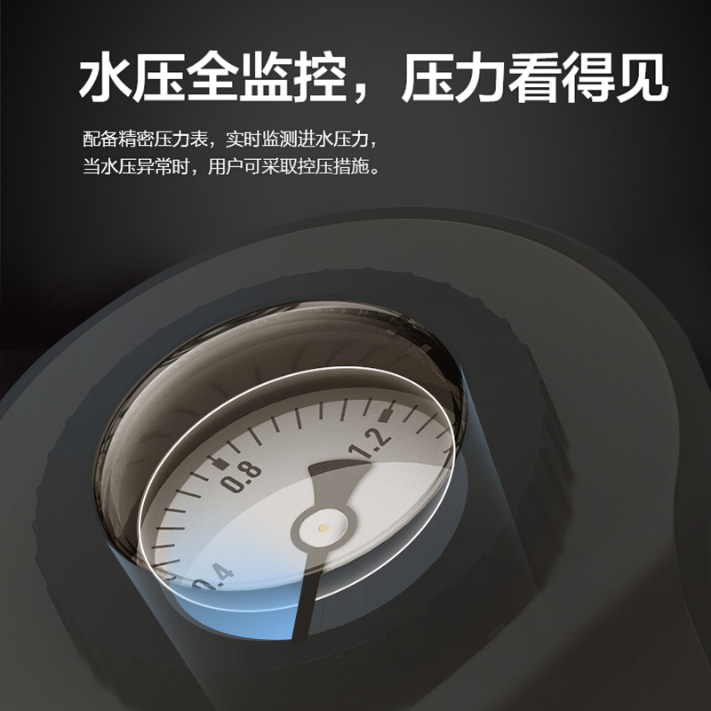 格力 (GREE) 前置过滤器净水器家用全屋净水4.5T/h反冲洗大流量不锈钢自清洗滤水器自来水 WTE-QZBW03高清大图