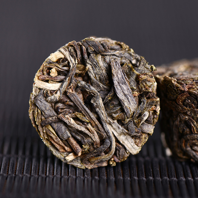 茗纳百川 茗茶叶 云南普洱生茶 昔归古树普洱小沱茶 昔归龙柱240克小礼盒装