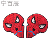 宁百辰汽车卡通车防撞条 超人复仇者联盟车防撞贴蜘蛛侠后视镜贴