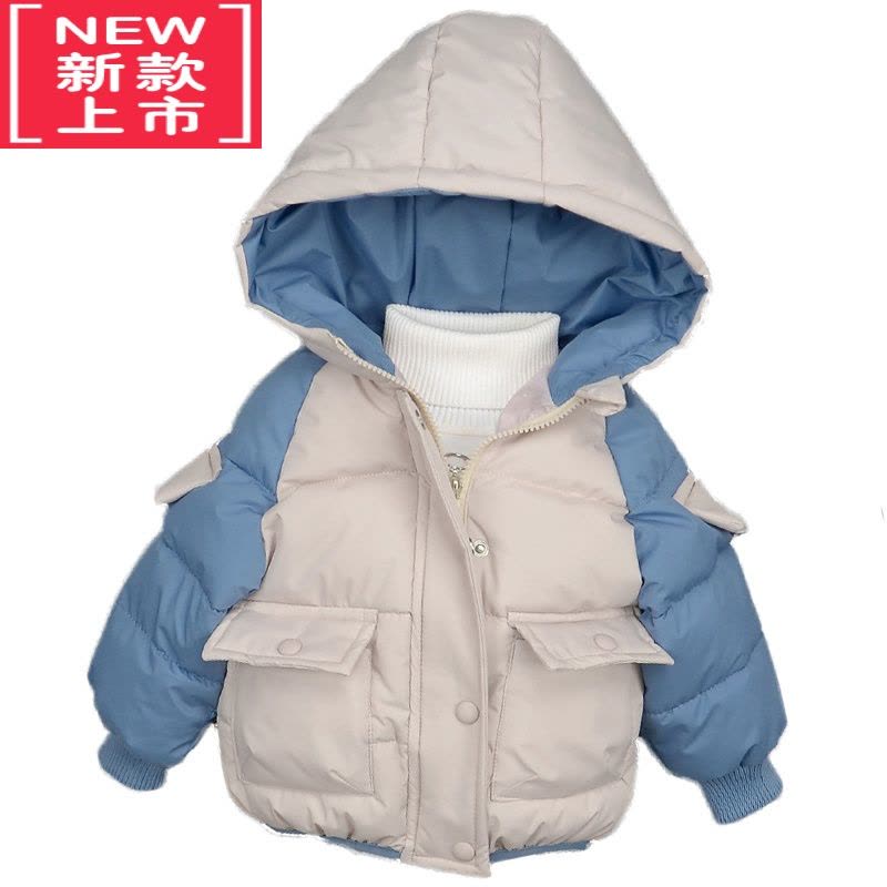 可莉允0-1-2-3岁小男孩子加厚羽绒棉衣一两周岁半宝宝冬天保暖棉袄棉服4图片