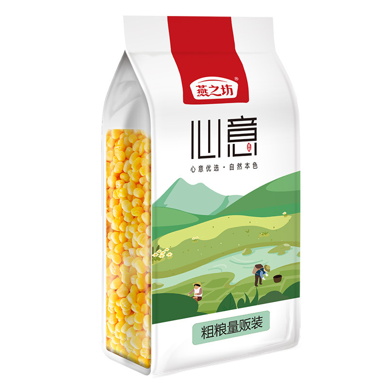 燕之坊脱皮绿豆绿豆汤五谷杂粮粥早餐配料绿豆糕原料去皮磨粉