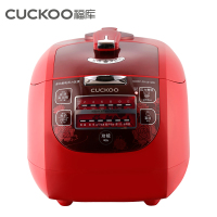 福库(CUCKOO)电饭煲5升大容量麦饭石型内胆韩国高压力电饭锅CCRP-G1031MR 2-10人 红色 5L