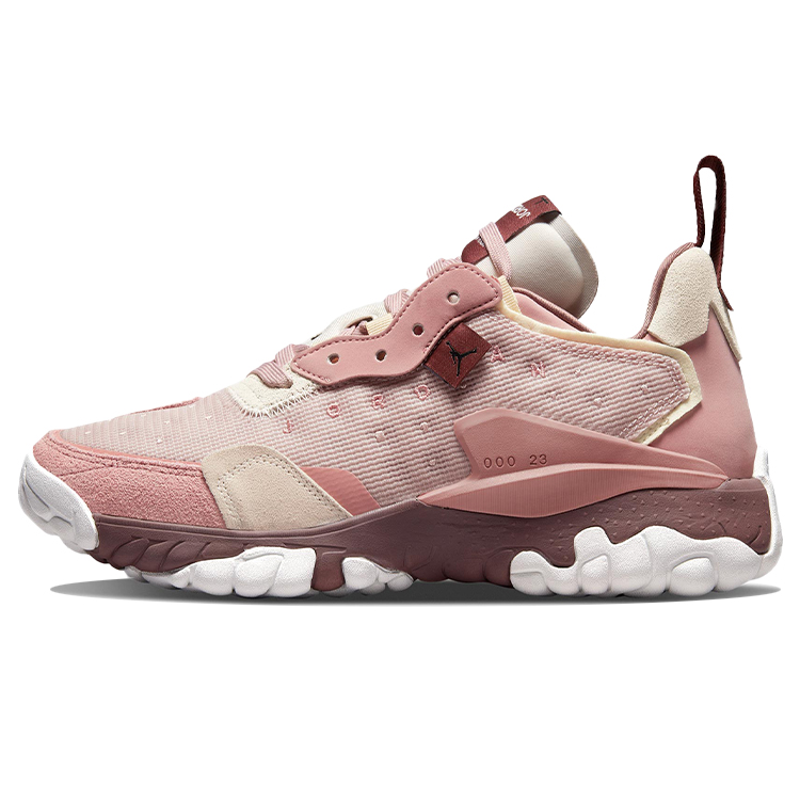 jordan乔丹delta2解构低帮轻便缓震舒适透气运动休闲鞋女款粉色do