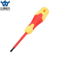 立伟铁牛500v耐高压螺丝刀6*100一字型/把