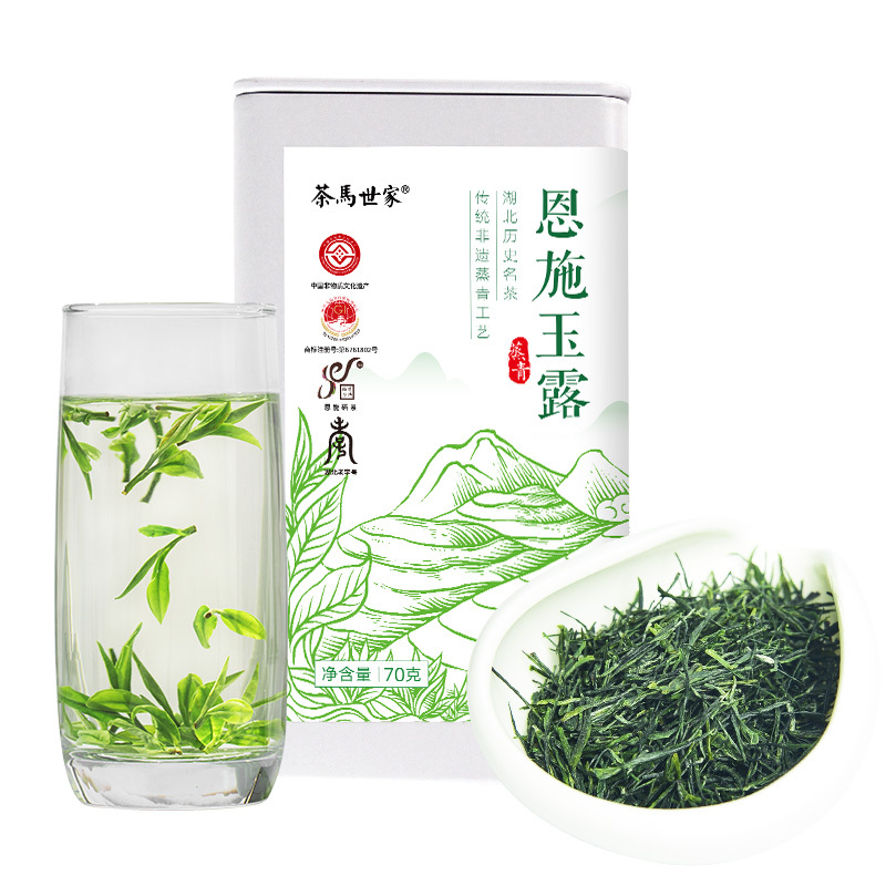 [品质玉露]茶马世家恩施玉露2024新茶富硒蒸青绿茶叶清香型高山明前头采春茶70g