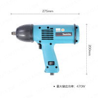 牧田（MAKITA）6905H插电电动风炮风力汽修地铁470W 12.7mm（1/2