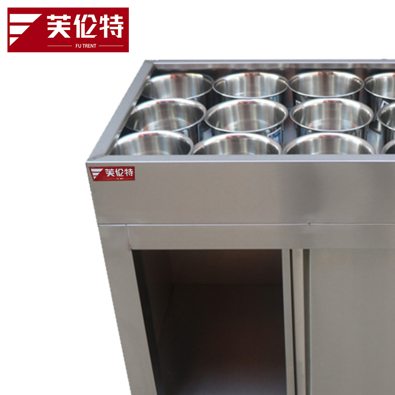 芙伦特厨房电器配件 商用不锈钢调料车小推车商用餐厅厨房多功能调料台调味车不锈钢调料车(定制款) FLT-GT-DZTLC高清大图