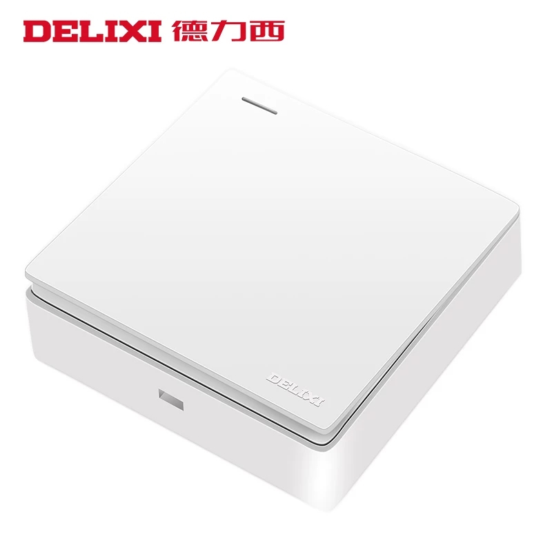 德力西 一开单控 CD217-HA86大板白色