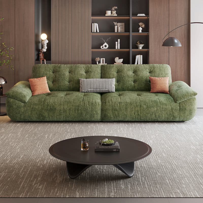 欧梵森 沙发简约现代布艺沙发小户型亲肤雪尼尔绒双人客厅直排沙发组合套装网红款客厅家具沙发套装图片