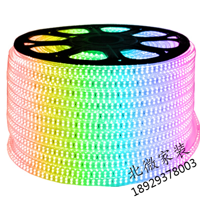 LED灯带3014贴片灯条户外院墙酒店招牌围栏KTV橱窗霓虹防水彩带