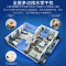 海尔(Haier)燃气热水器16升家用天然气强排式无极变频水伺服恒温智能变升厨房模式智护自清洁56重安全防护JM6