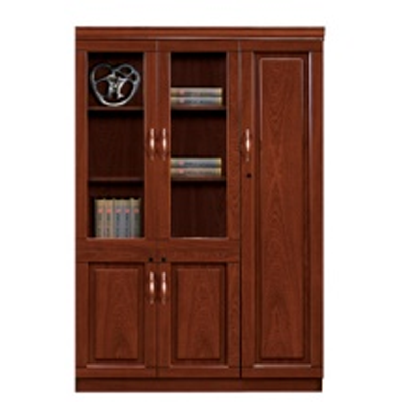 大央文件柜SL-103右 1350W*420D*2000H书架落地置物架客厅家用靠墙收纳柜子储物柜办公室文件柜简易书