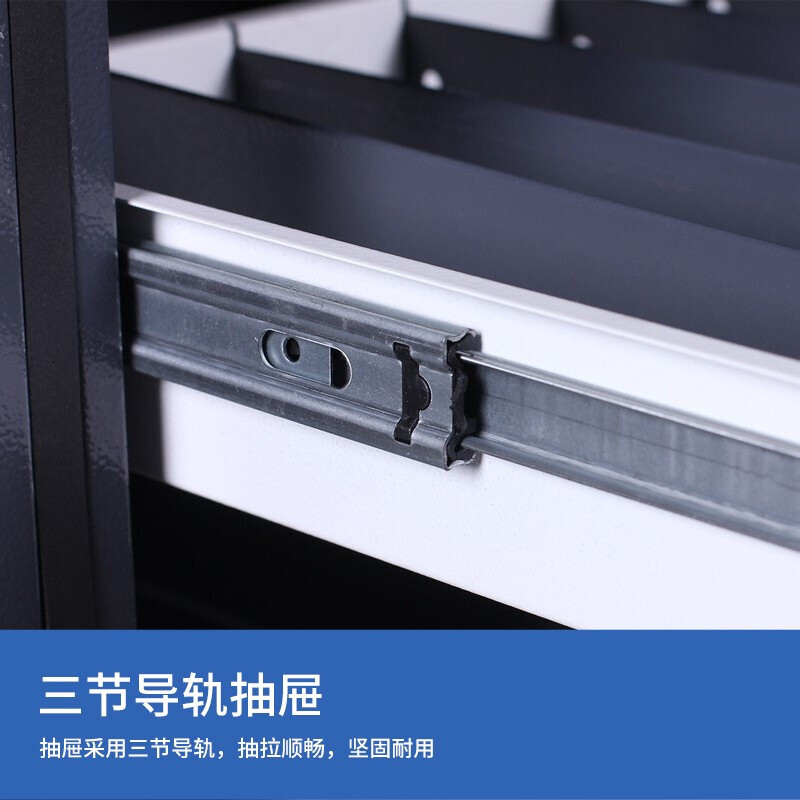 易企采 六抽档案防磁柜信息安全柜光盘硬盘CD盘防潮防火文件柜音像电子产品存放柜U盘资料防磁柜