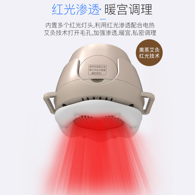佳禾美艾灸盒随身灸家用熏蒸仪便携式妇科宫寒艾草条艾灸器热敷包 HM-J1