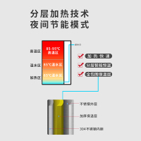 天纯1-20人商用净水器家用厨房台上式直饮加热一体机反渗透过滤饮水机办公室客厅用