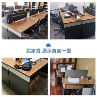 绵冠MIANGUAN屏风办公桌椅组合职员工位现代简约隔断卡座财务桌电脑桌