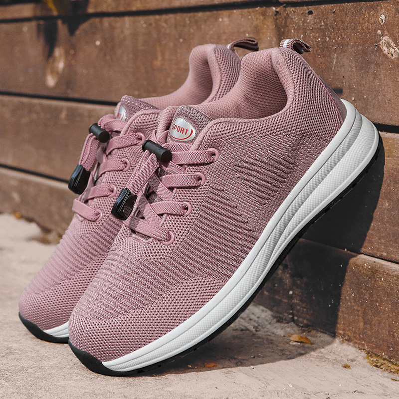 春季中老年健步鞋老人鞋女防滑软底休闲鞋中年妈妈鞋运动鞋a20601