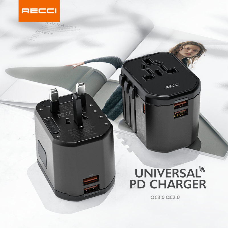 锐思(Recci) RCG-P02 全球通PD快速充电器高清大图