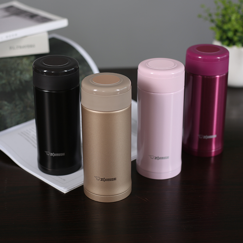 象印(ZO JIRUSHI)保温杯SM-ASE35 进口304不锈钢双层真空保温保冷水杯