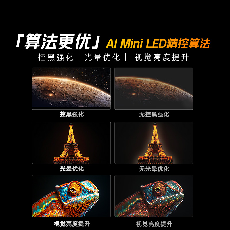创维酷开电视K6 2025款 75英寸512分区MiniLED 1500nits deepseek 一级能效 75P6F高清大图