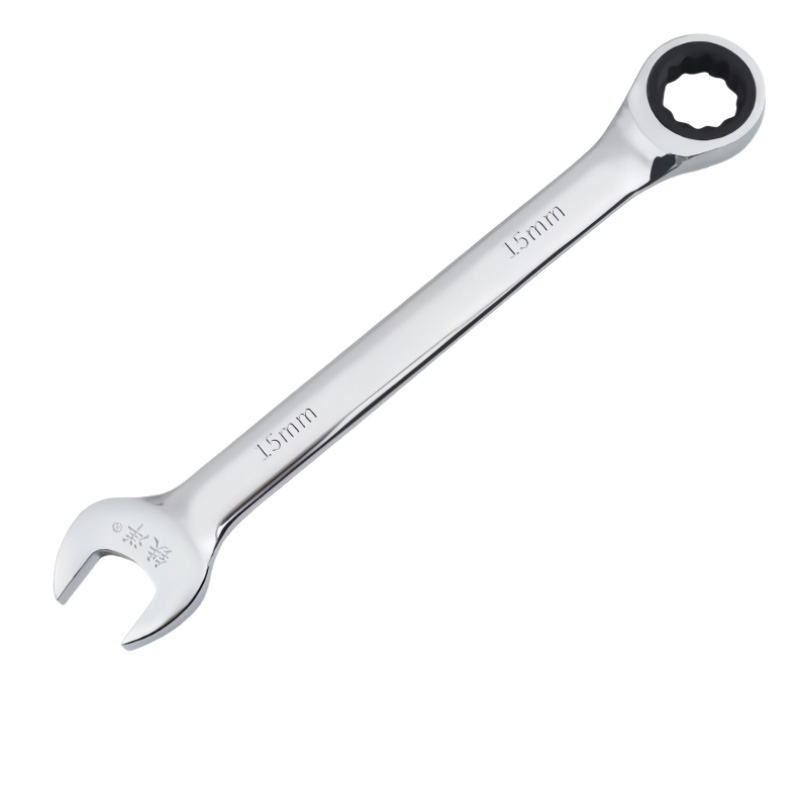 铁洋 棘轮两用扳手 15mm 把高清大图