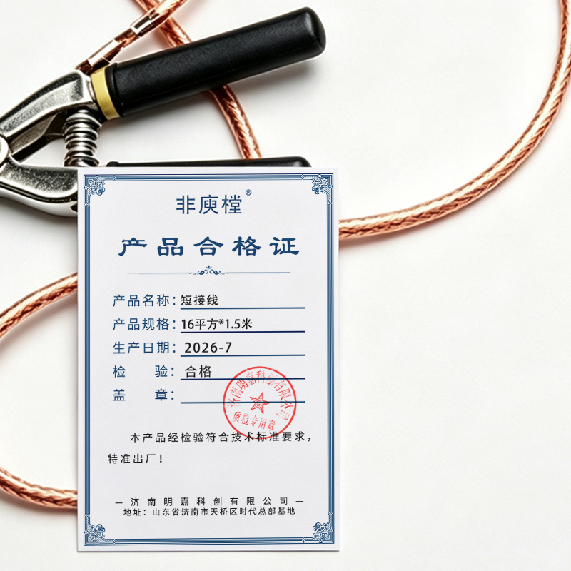 非庾樘 短接线 带铅 16平方*1.5米 套高清大图
