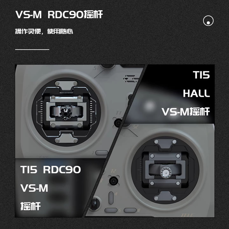 JUMPERRC Jumper T15 RDC 915M 遥控器 RDC摇杆航模RDC90迈阿蓝高清大图