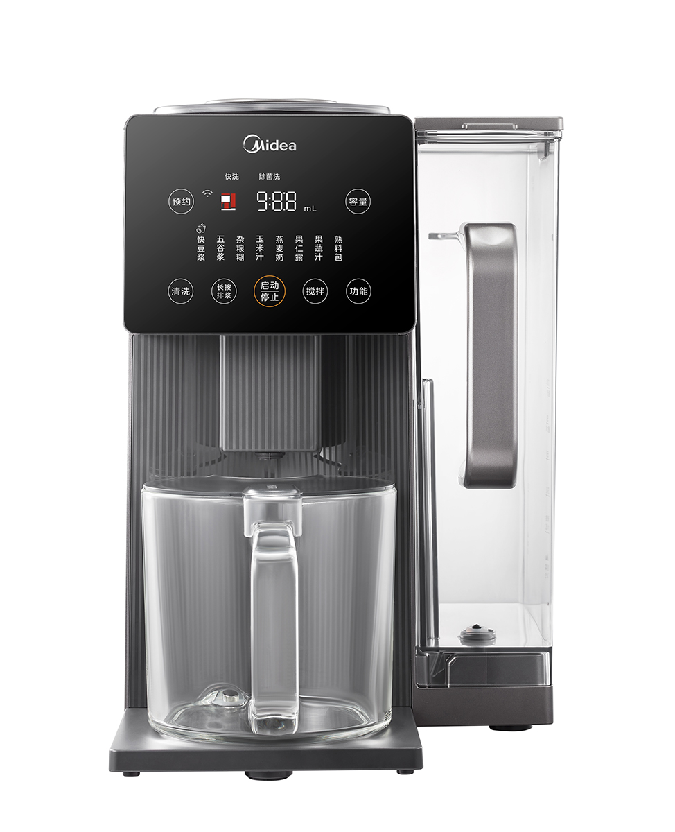 美的破壁机低噪音多功能全自动智能预约料理机800W自动清洗豆浆机 MJ-Y5