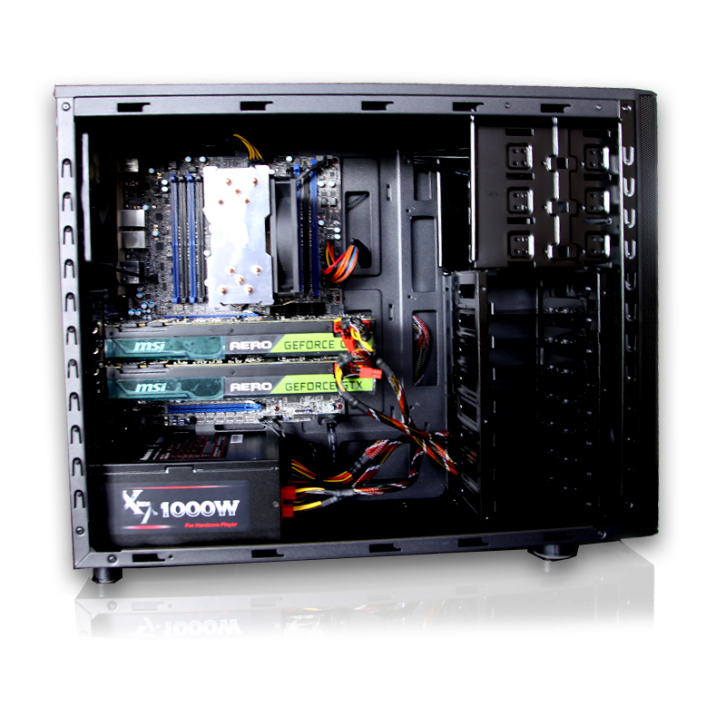 朴赛(PUSAI)I7 7820X 深度学习服务器主机(X299主板 16G 250G GTX1080 11G显卡)