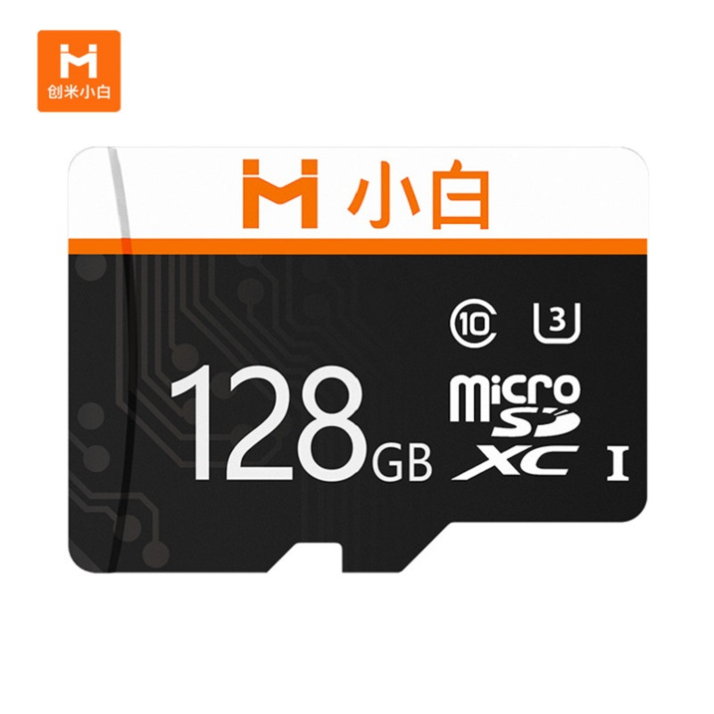 小米(MI)创米小白 MicroSD视频监控高速存储卡 高品质拍摄 摄像头专用TF内存卡 小白128G
