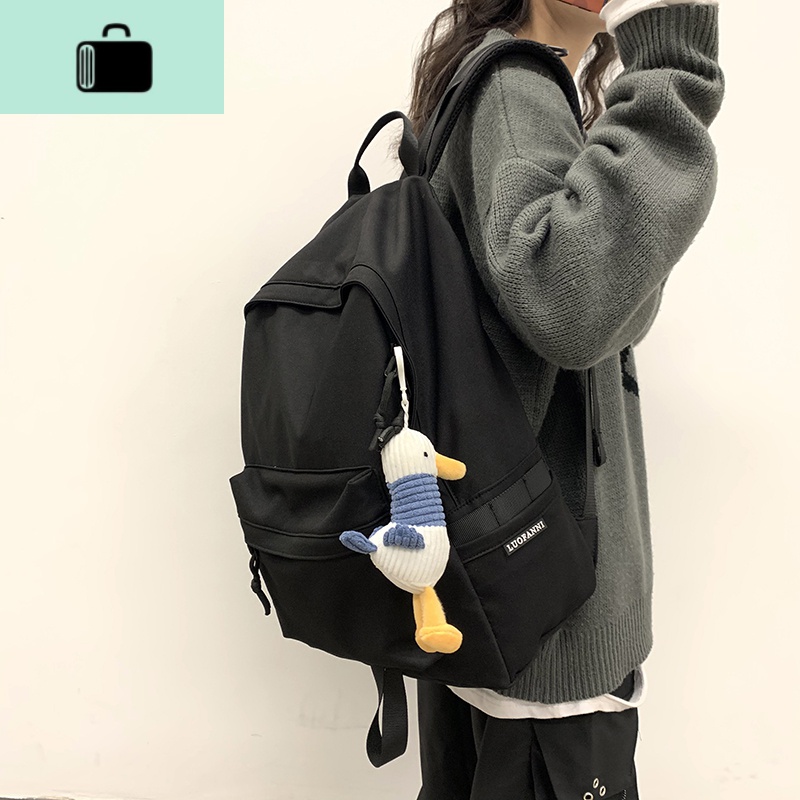 书包女韩版高中原宿ulzzang大学生大容量时尚潮流ins男双肩包背包NEW LAKE高清大图