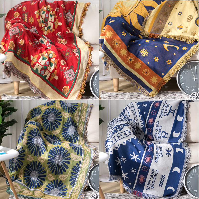 家柏饰(CORATED)沙发巾全盖布北欧沙发垫套毯冬季加厚弹力通用懒人沙发罩 斯图拉格(AB面) 230*340高清大图