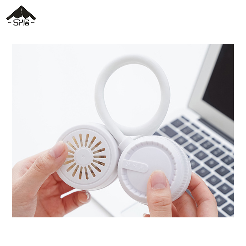 三人居便携挂脖风扇礼盒SRJGB195/个高清大图