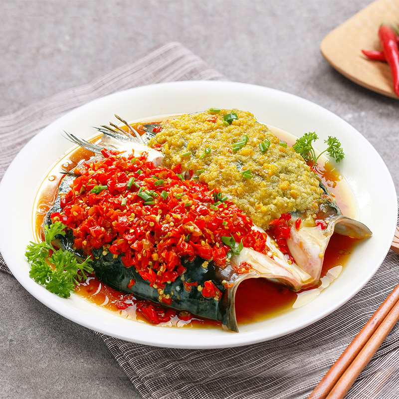 李记乐宝双椒鱼头180g*2袋剁椒鱼头调料佐料香辣浓郁辣椒料鲜香可口