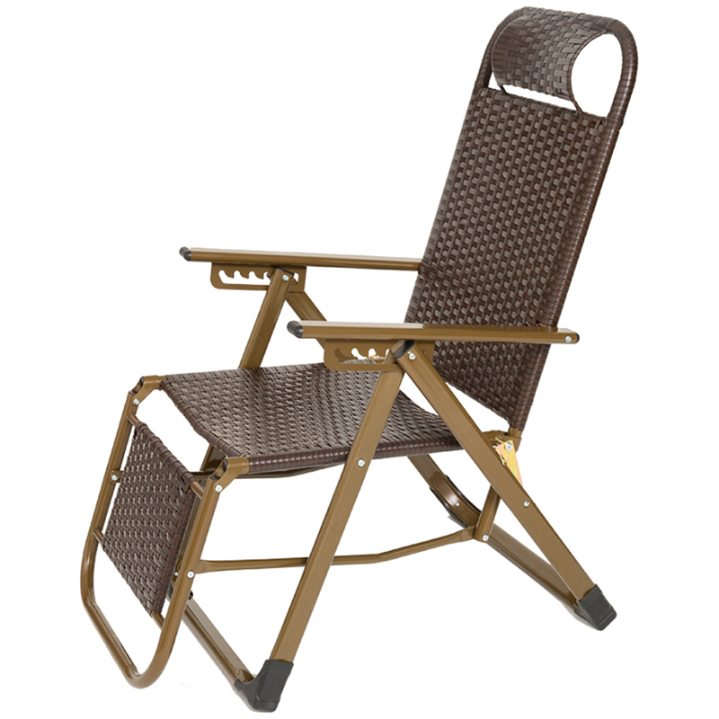躺椅懒人休闲办公室 阳台孕妇 午睡椅藤椅午休凉折叠椅沙滩靠椅子