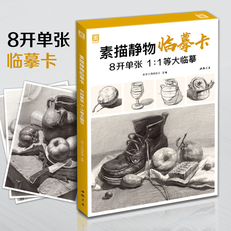 [正版]书籍素描静物临摹卡高清大图