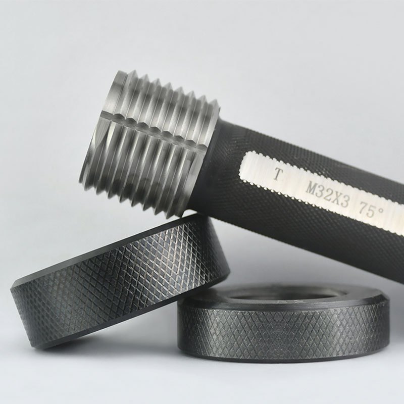 万莱云特 钢筋通止规检具直螺纹规 塞规环规 M16一套(塞规+环规)
