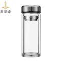 雷福峰高硼硅玻璃杯双层隔热玻璃水杯450ml/个