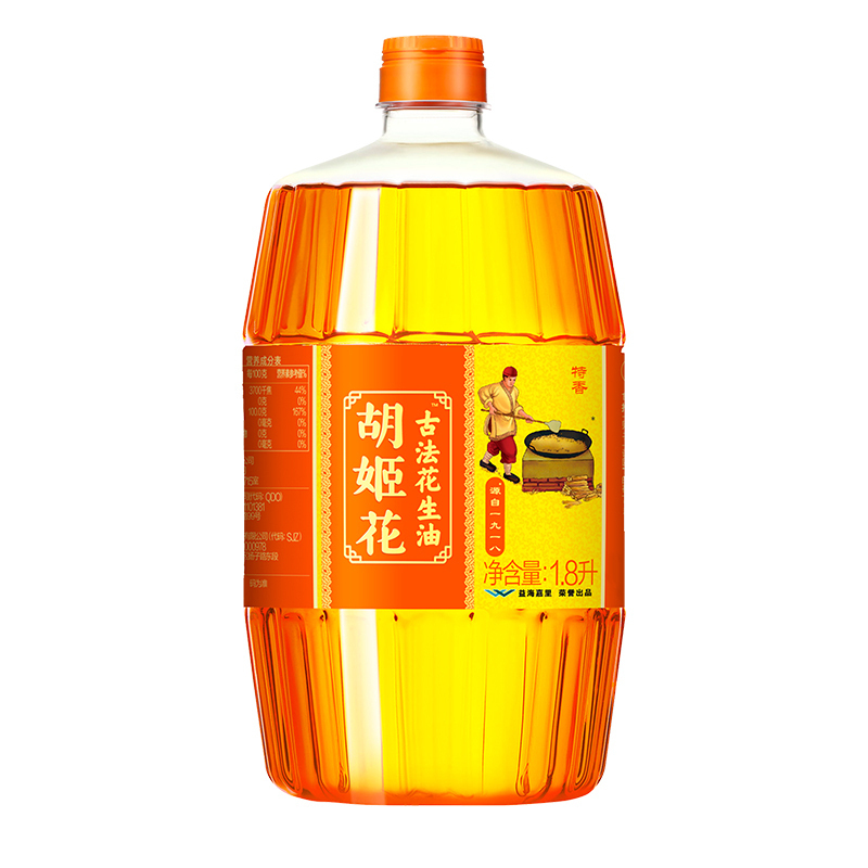 胡姬花古法花生油1.8l