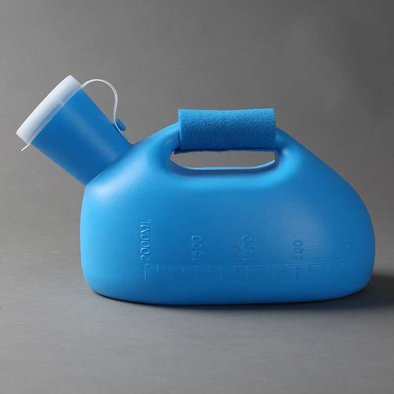 苏宁放心购成人老人男士卧床带盖尿壶男用夜壶接尿器小便壶防臭家用