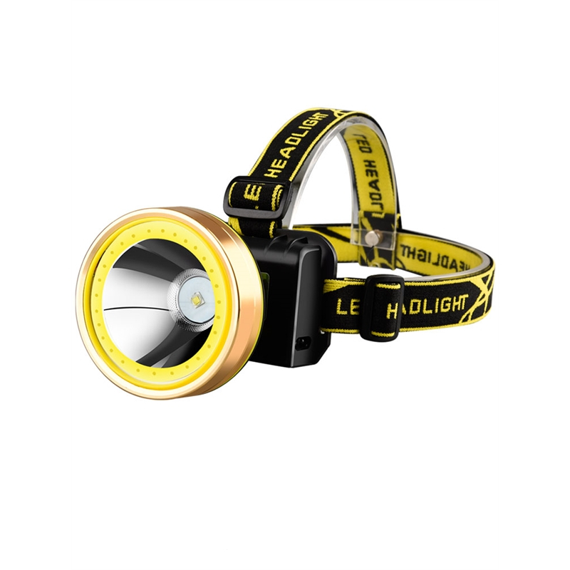 银诺yinnuo户外led头灯强光充电超亮头戴式手电筒感应远射夜钓照明