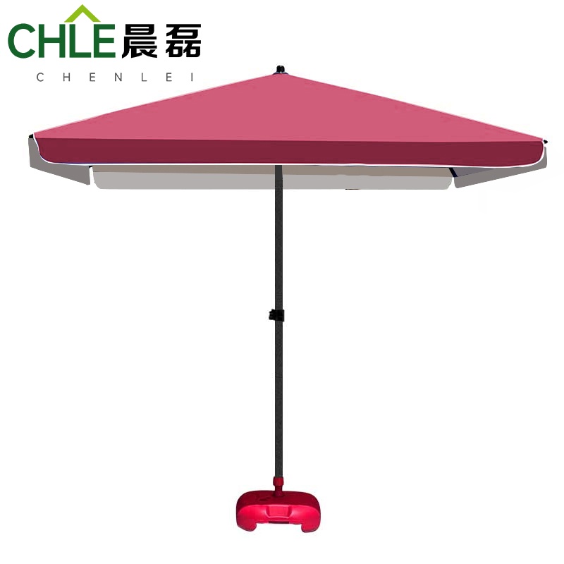 晨磊户外大伞墨绿+底座/个高清大图