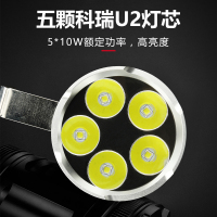 SupFire神火L1强光手电筒50W大功率LED手提式探照灯户外巡逻超亮