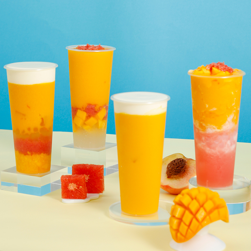 芒果原浆果泥小台农新鲜果肉汁果酱商用原料 冷冻芒果浆1kg高清大图